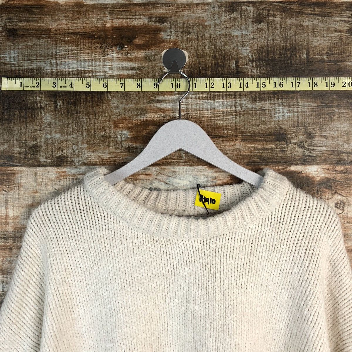 Vintage Japanese Brand vintage baggie White Knitwear #A1910 Size L / US 10 / IT 46 - 4 Thumbnail