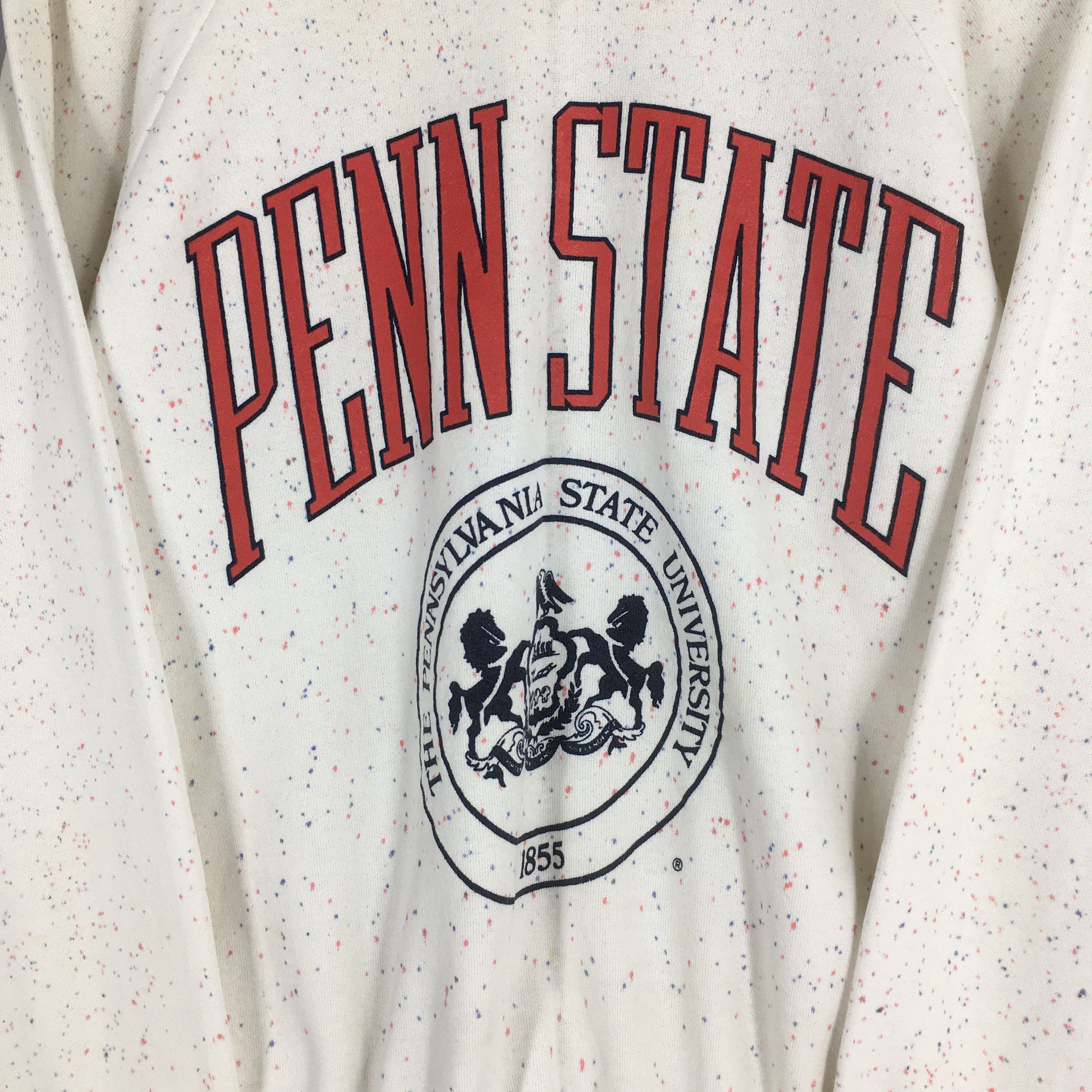 NCAA × Vintage Vintage 90s Penn State Nittany Lions Sweatshirt XLarg Size US XL / EU 56 / 4 - 2 Thumbnail