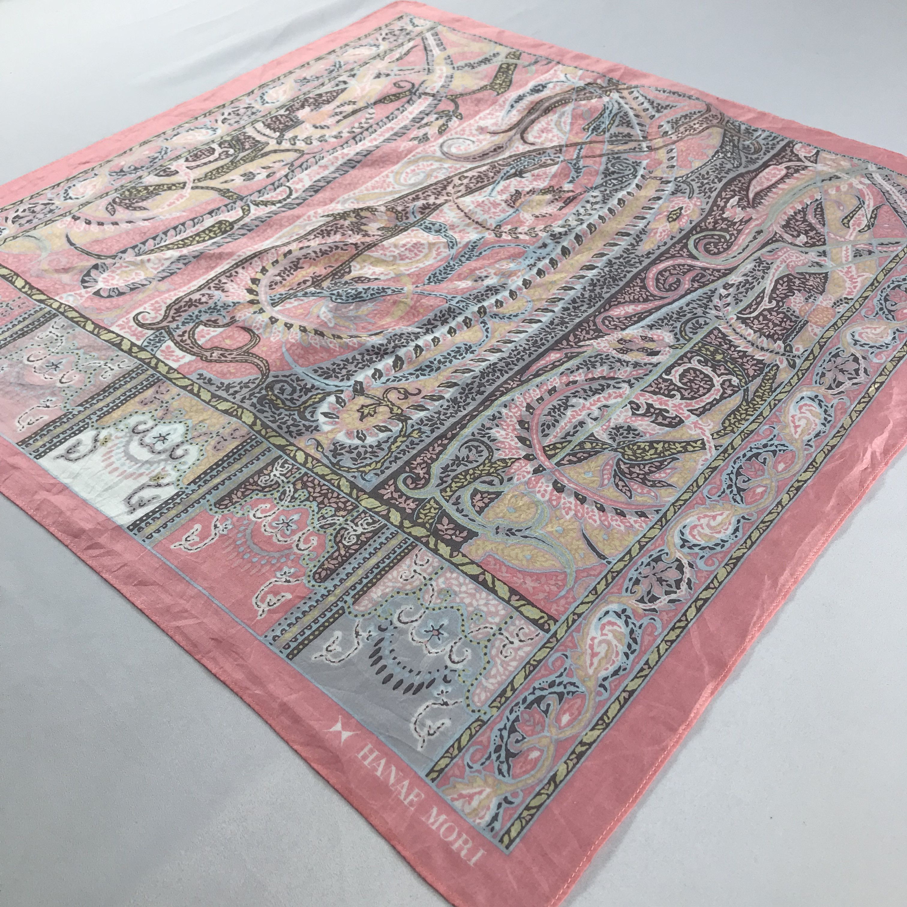 Hanae Mori Hanae Mori Bandana / Handkerchief / Neckerchief - S2077 Size ONE SIZE - 2 Thumbnail