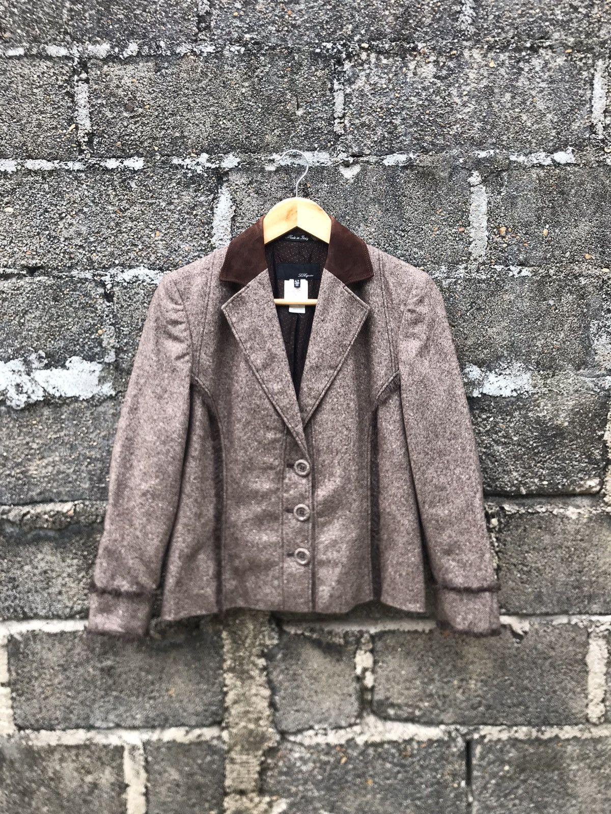 Les Copains ? BLUE EAGLE LES COPAINS WOOL ALPACA JACKET MADE IN 