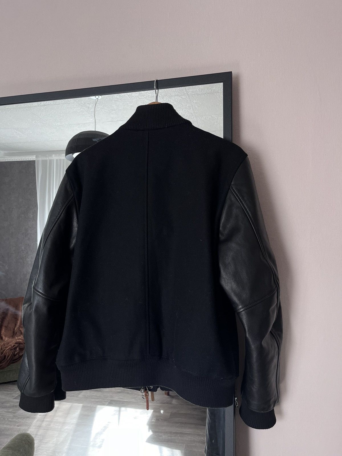 Lacoste Lacoste Live! Wool/Leather JacketBomber Big Embroidered Logo Size US L / EU 52-54 / 3 - 8 Thumbnail