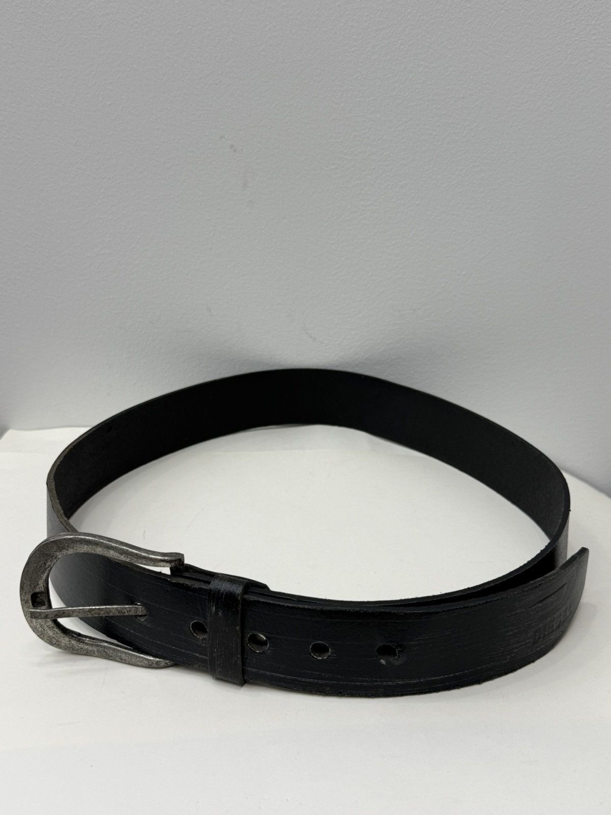Diesel Vintage Y2K Diesel Painted Margiela Style Belt Size 30 - 1 Thumbnail