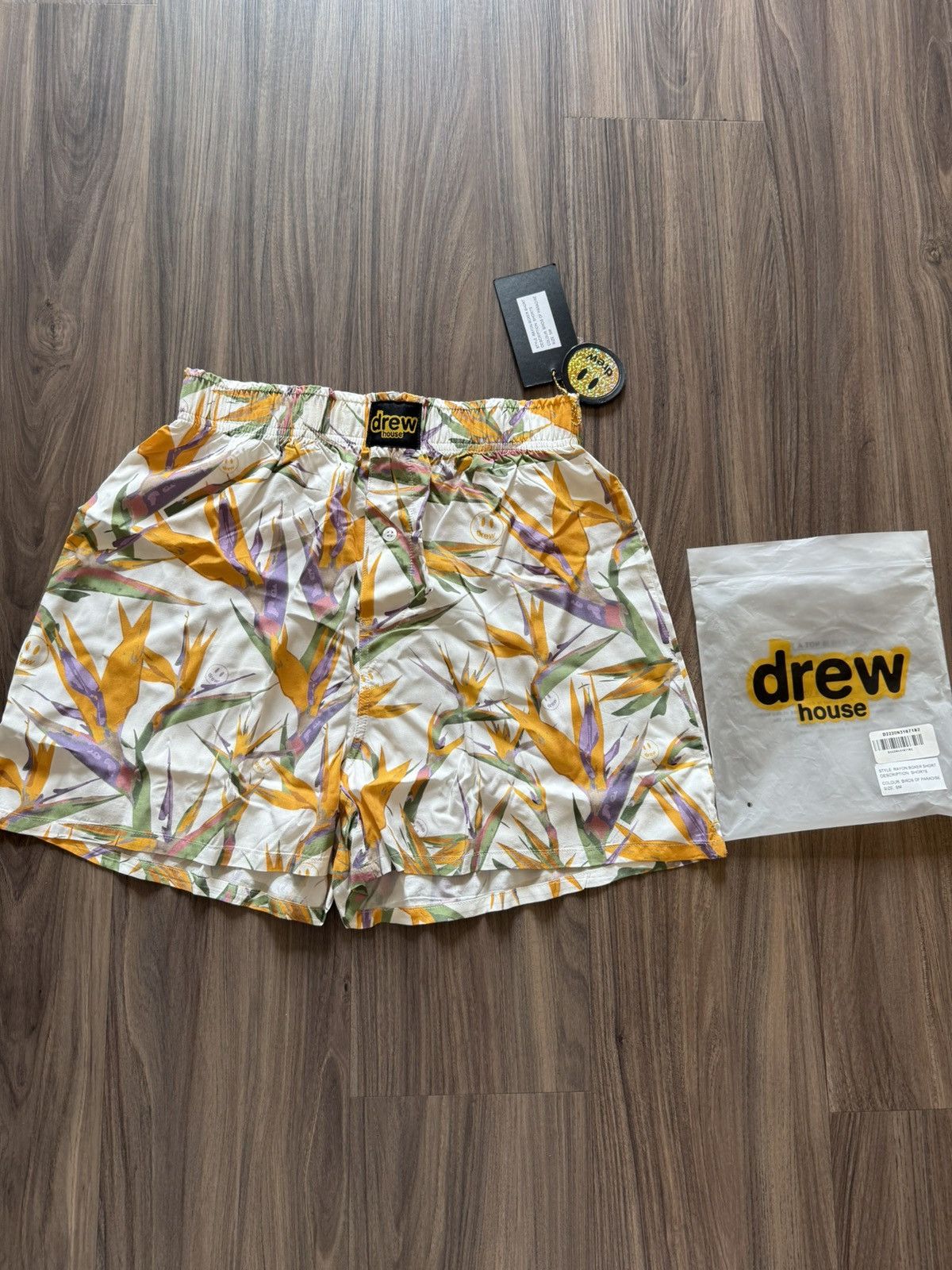 Drew House Drew House Birds of Paradise Rayon Boxer Short Small Size 30 - 1 Thumbnail