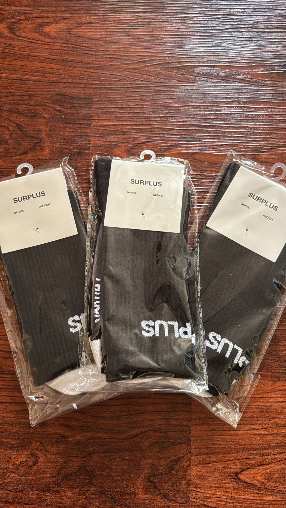 Daniel Patrick Daniel Patrick 3 Pack Men's Surplus Socks Black One Size New Size ONE SIZE - 1 Thumbnail