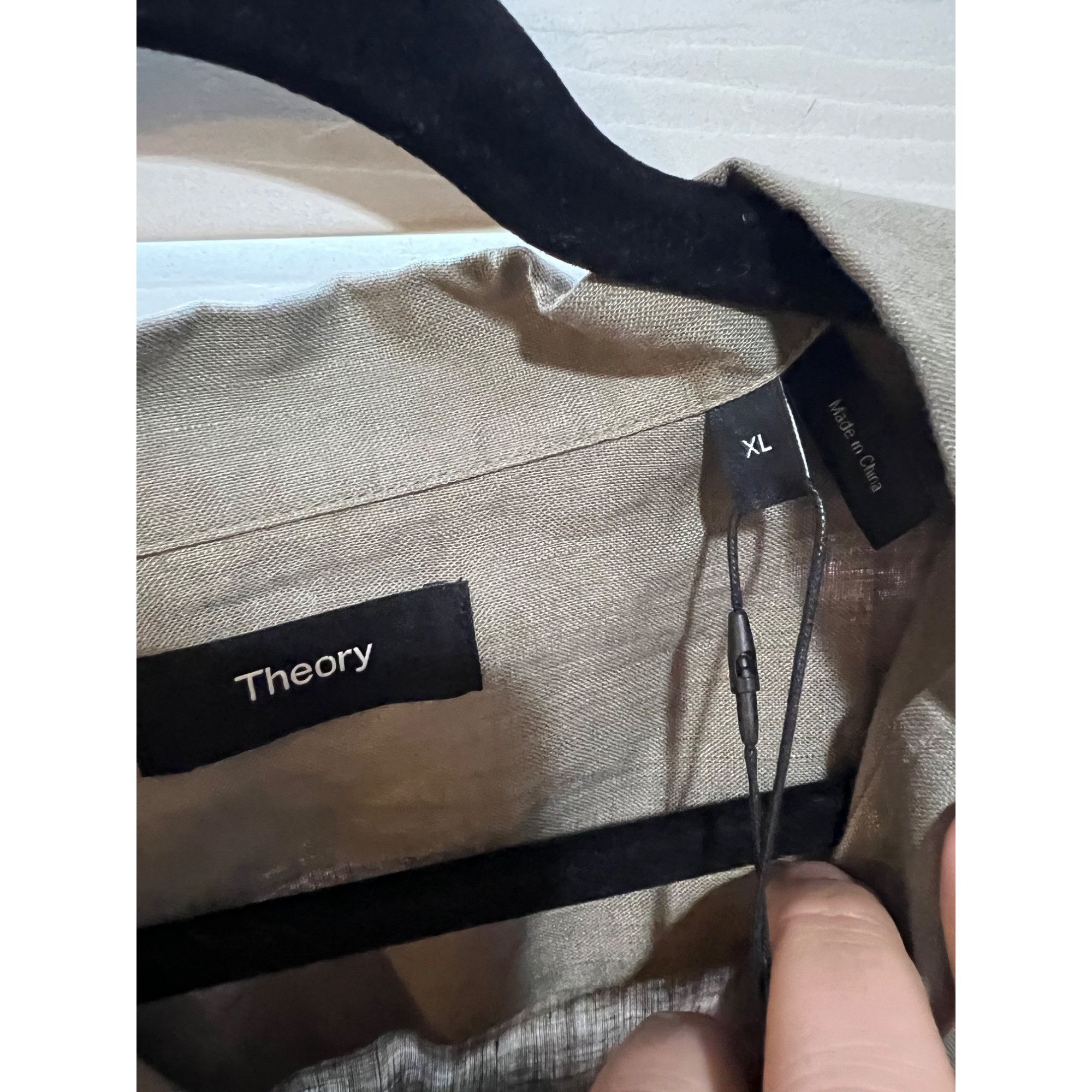 Theory Theory 100% Linen Short Sleeve Button Up Shirt NWT - Size XL Size US XL / EU 56 / 4 - 2 Thumbnail