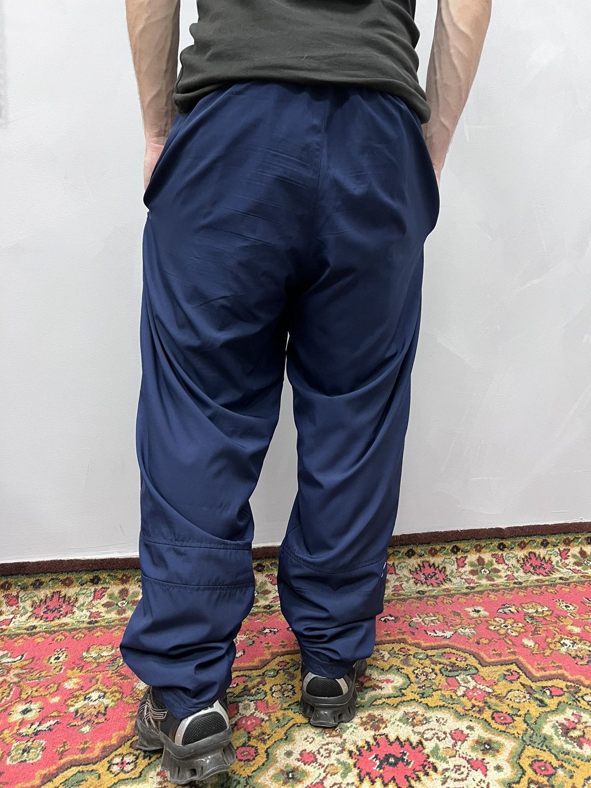 Nike × Vintage Vintage Nike Nylon Track Pants Parachute Drill Baggy Size US 32 / EU 48 - 10 Thumbnail