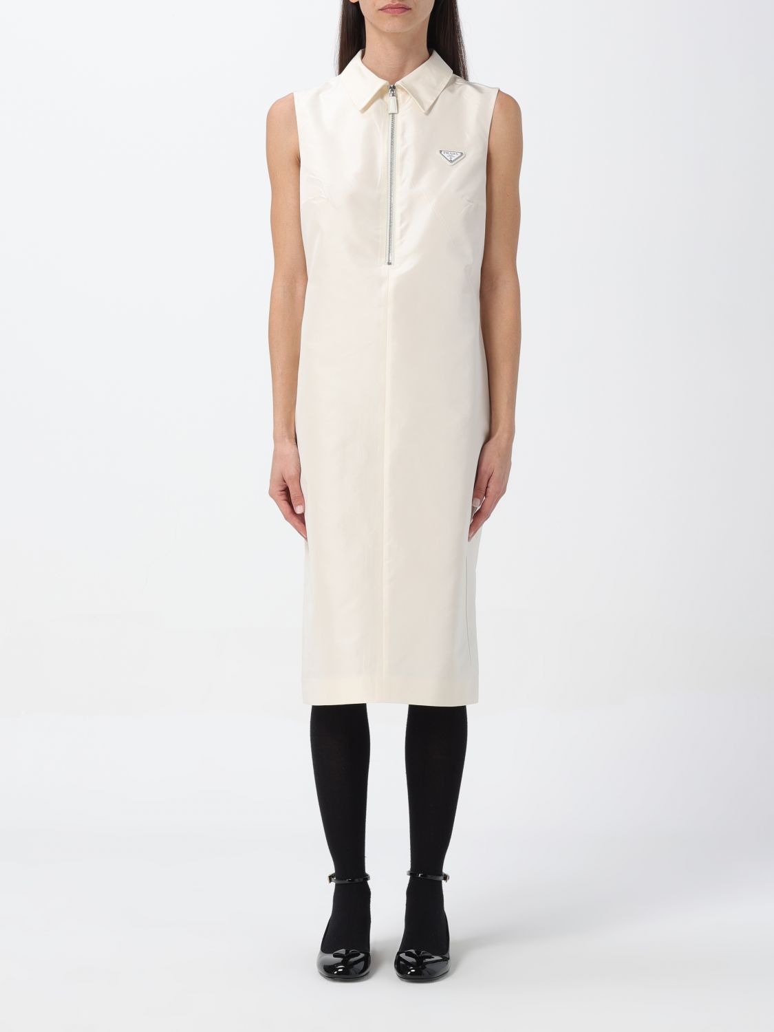 image of Prada Dress Woman Ivory, Women's (Size XS)