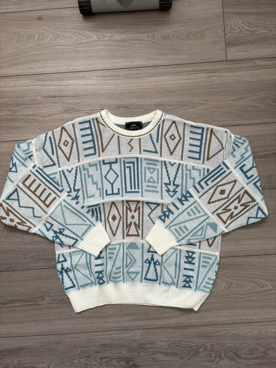 Sears × Vintage Vintage Sears Abstract Shapes Sweater Large Size US L / EU 52-54 / 3 - 2 Thumbnail