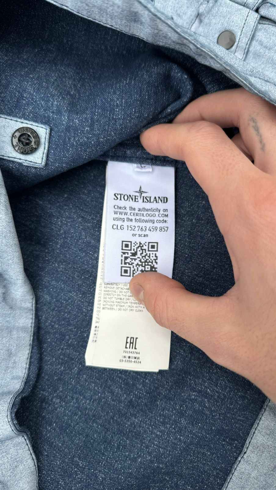 Stone Island Stone Island Placcato Canvas Cargo Jacket *Rare* Size US L / EU 52-54 / 3 - 5 Thumbnail