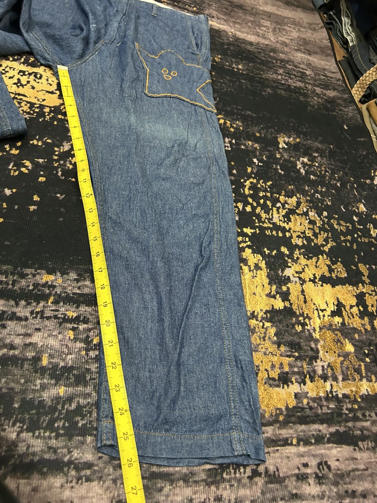 Ne-Net Ne-Net Issey Miyake Star Pocket Pants Size US 32 / EU 48 - 20 Thumbnail