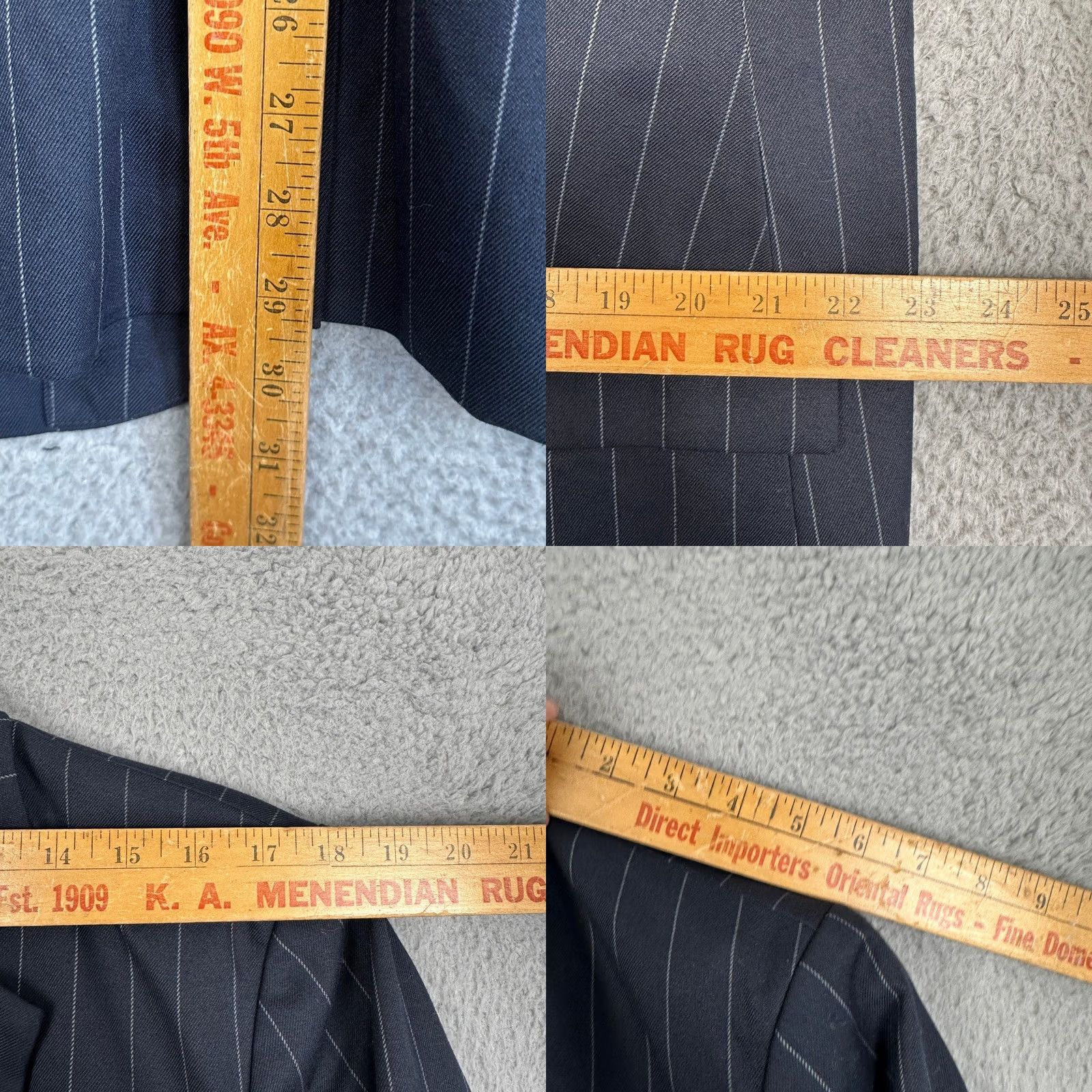 H&M H&M Divided Blazer Women L Dark Navy Pinstripe Office Size L / US 10 / IT 46 - 8 Thumbnail