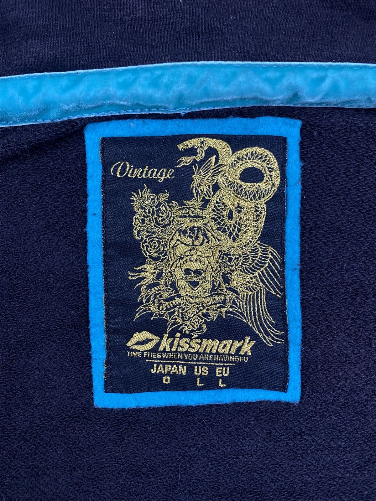 Japanese Brand Vintage Kissmark Rock & Roll Surfing Zipper Jacket Size US XL / EU 56 / 4 - 10 Thumbnail