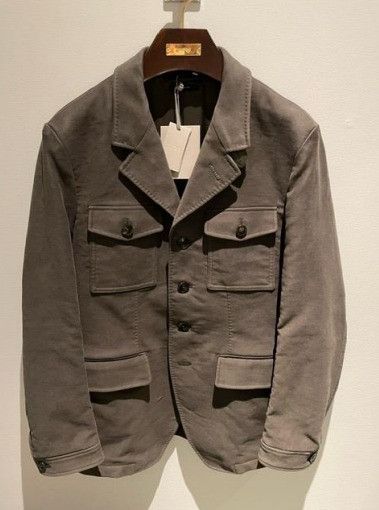 Tom Ford o1w1db10824 Cotton Jacket in Dark Grey Size US M / EU 48-50 / 2 - 1 Preview