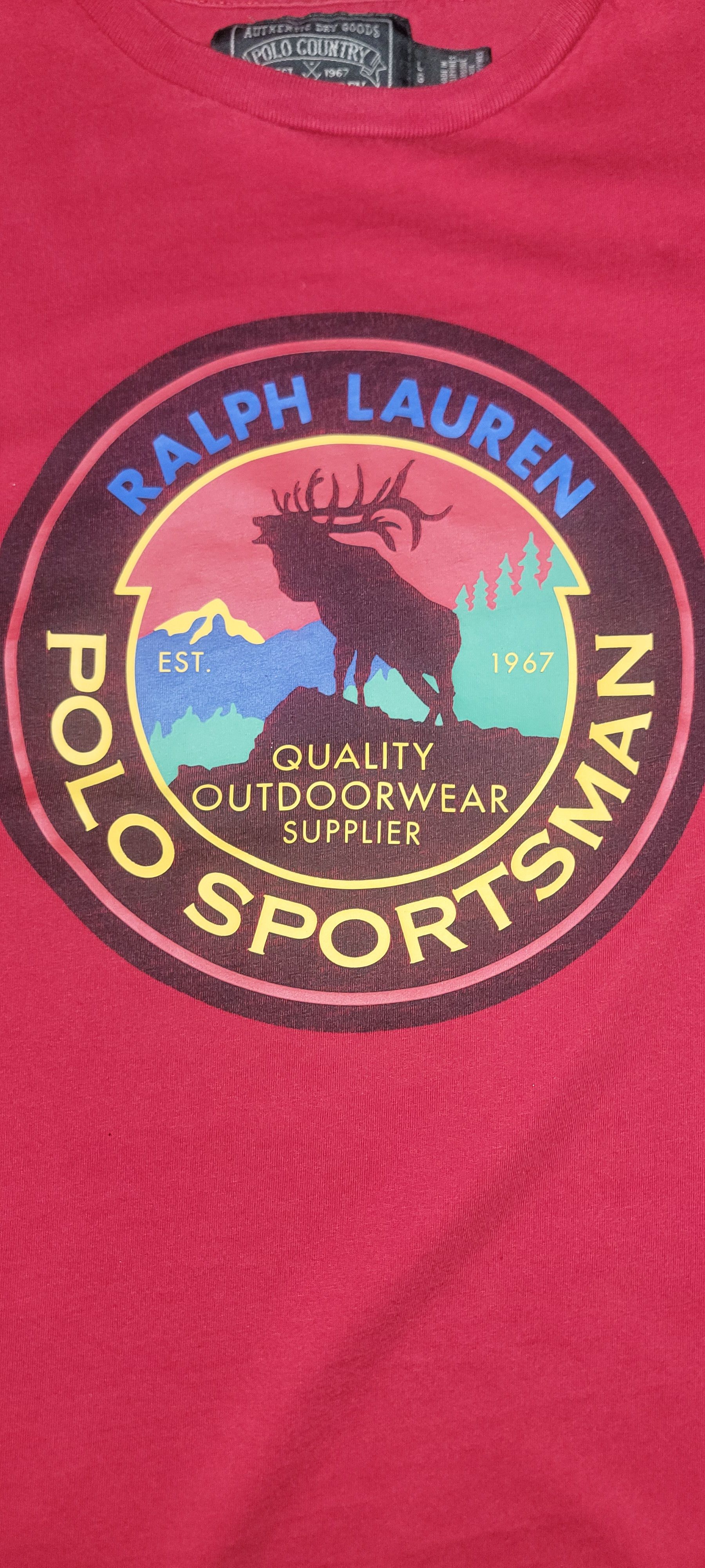 Polo Ralph Lauren × Vintage Polo Ralph Lauren Sportsman Great Outdoors Tee Size US L / EU 52-54 / 3 - 3 Thumbnail
