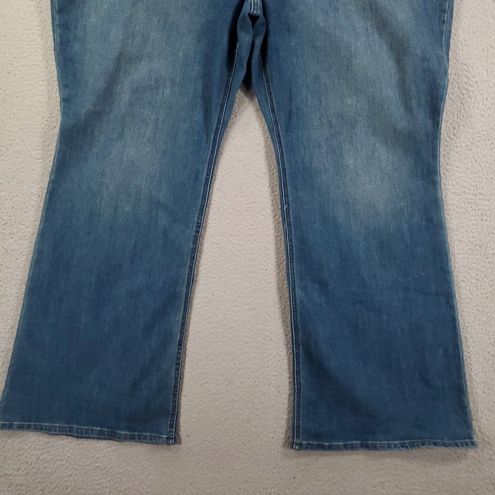 Old Navy Old Navy Jeans Womens Size 29 Flare Denim Blue Stretch Cotton Blend Spandex 5-Pocket Regular Plus 32in Inseam Womens Size 36" / US 14 / IT 50 - 2 Thumbnail