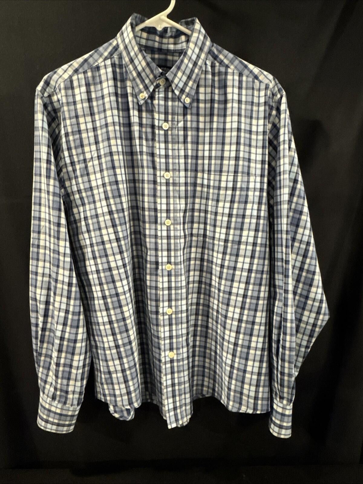 Puritan Puritan Men's Med 38/40 LS Plaid Casual Cotton Blend [649] Size US M / EU 48-50 / 2 - 2 Thumbnail