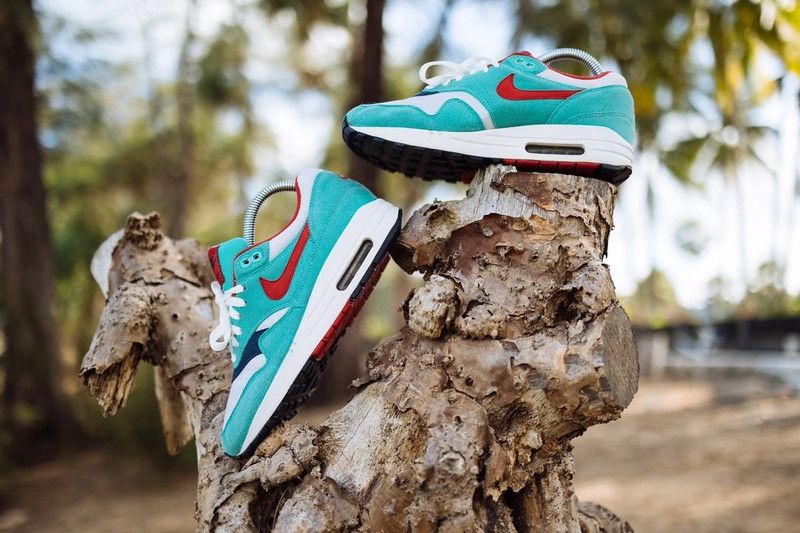 Nike Nike Air Max 1 Sport Red 319986 400 Size US 7 Mint Size US 7 / IT 37 - 3 Thumbnail