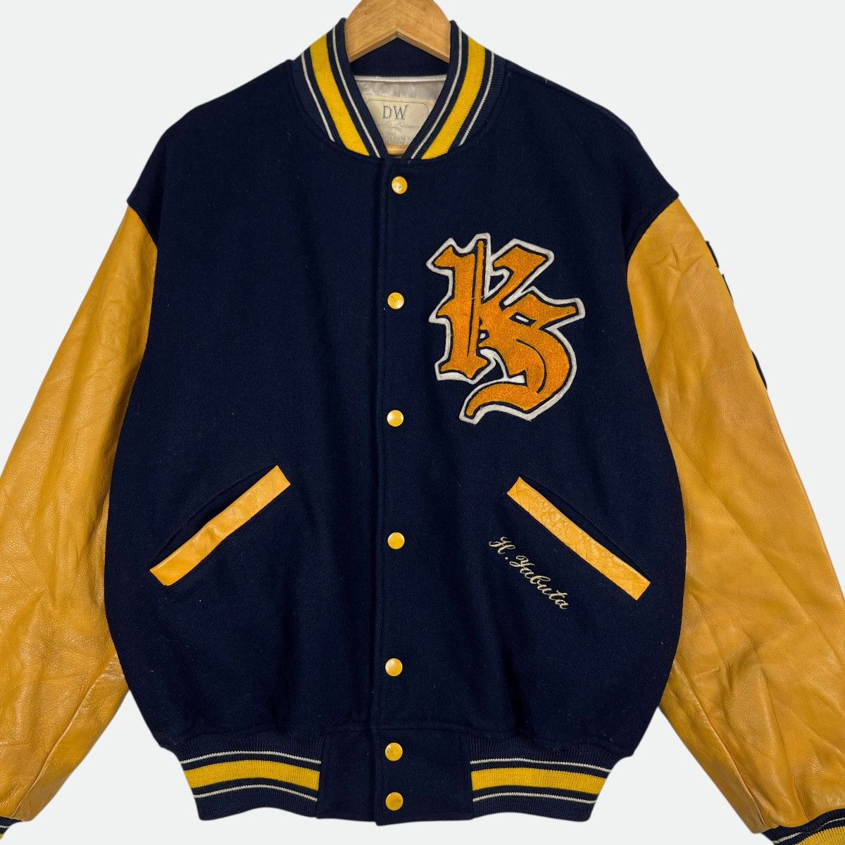 Japanese Brand 🔥 Vintage David WorkShot Varsity Stadium Bomber Jacket Size US L / EU 52-54 / 3 - 4 Thumbnail