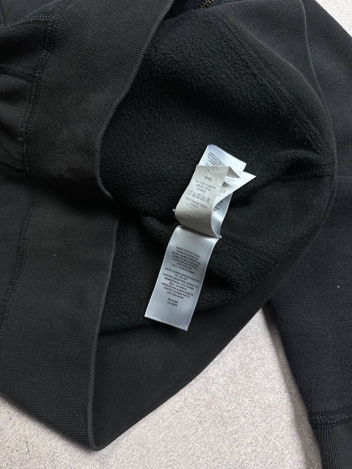 Polo Ralph Lauren Polo Ralph Lauren Sip Hoodie Black Cotton Polo Hoodie M size Size US M / EU 48-50 / 2 - 9 Thumbnail
