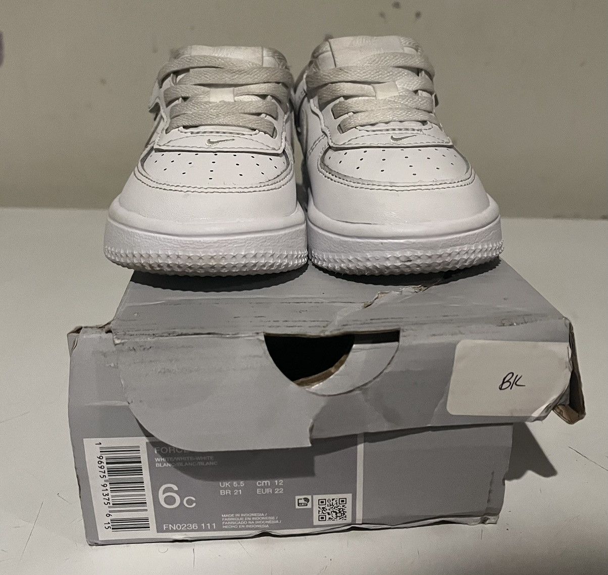 Nike Nike Force 1 Low EasyOn Baby/Toddler Shoes Size US 6 / EU 39 - 1 Thumbnail