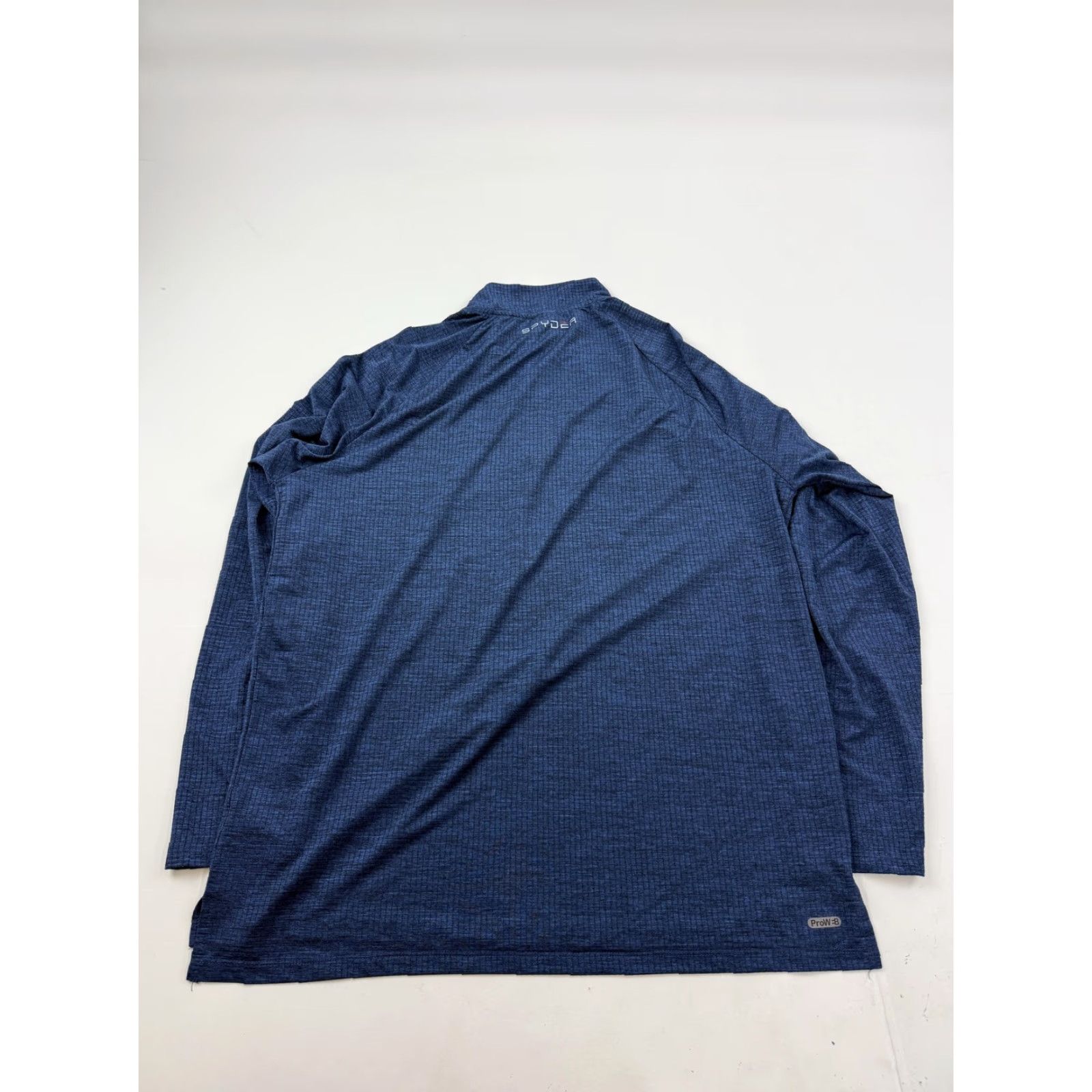 Spyder Spyder Active Pullover Mens XL Blue Quarter Zip Long Sleeve Shirt Athletic Size US XL / EU 56 / 4 - 6 Thumbnail
