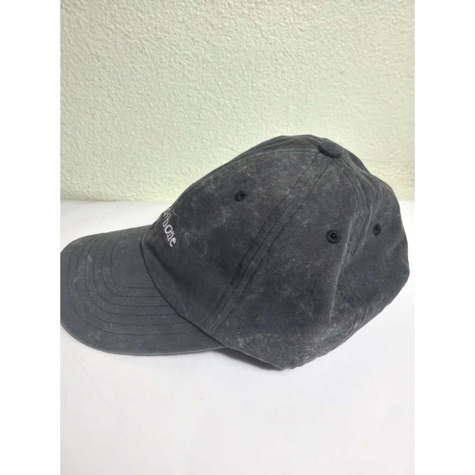 Vintage VINTAGE Blood And Bone Dad Hat Strapback Gray Cotton Distressed Size ONE SIZE - 6 Thumbnail