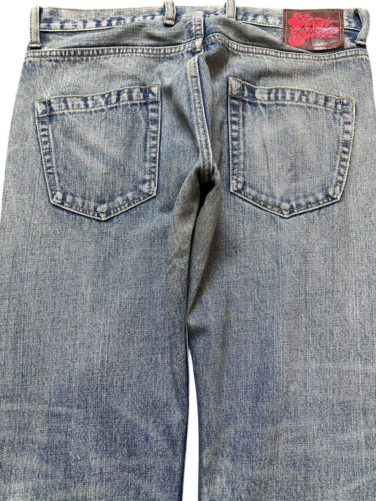 Japanese Brand Vintage RNA.Inc Writing Artwork Ripped Distressed Denim Size US 33 - 5 Thumbnail