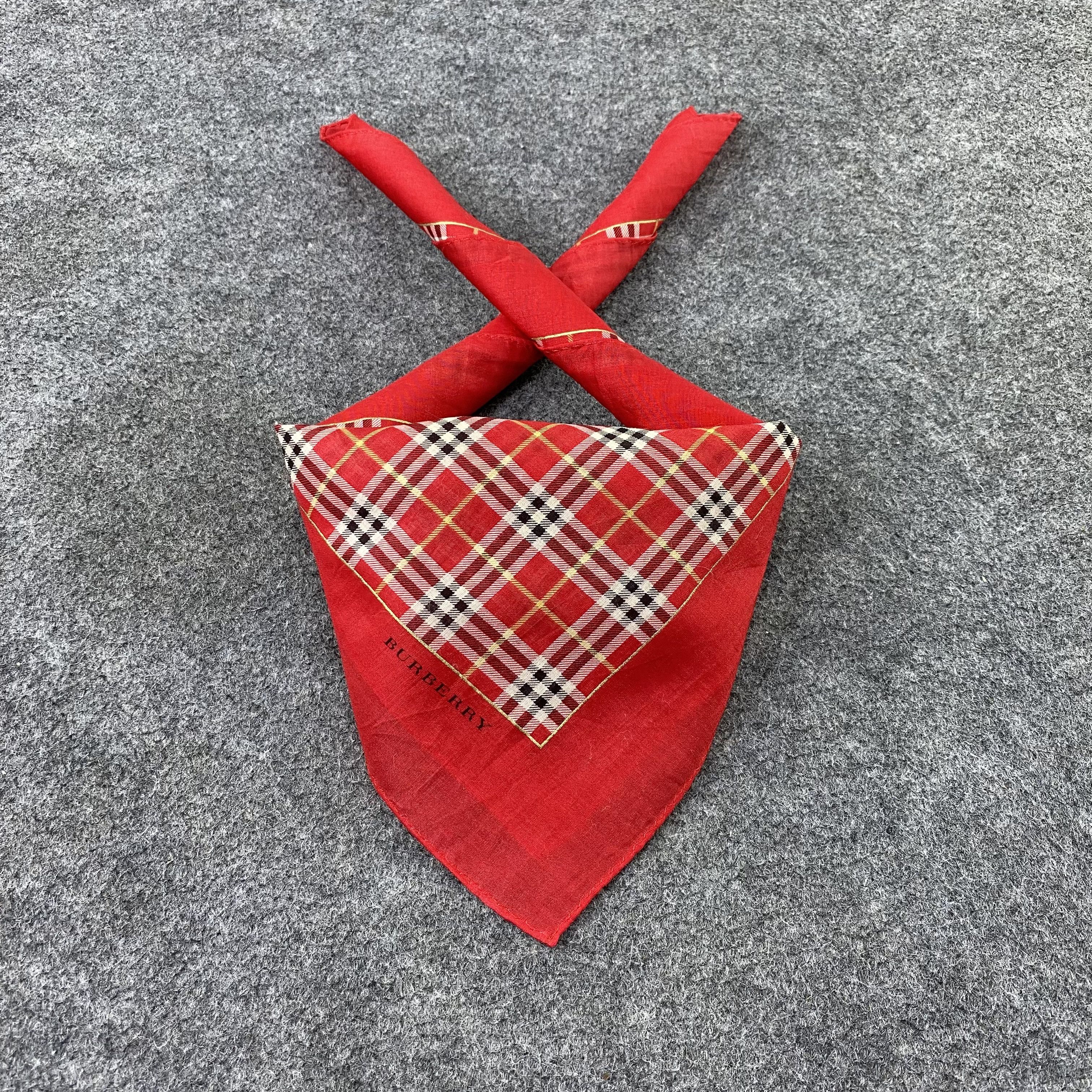 Burberry Burberry Handkerchief / Bandana / Neckerchief-B1124 Size ONE SIZE - 2 Thumbnail