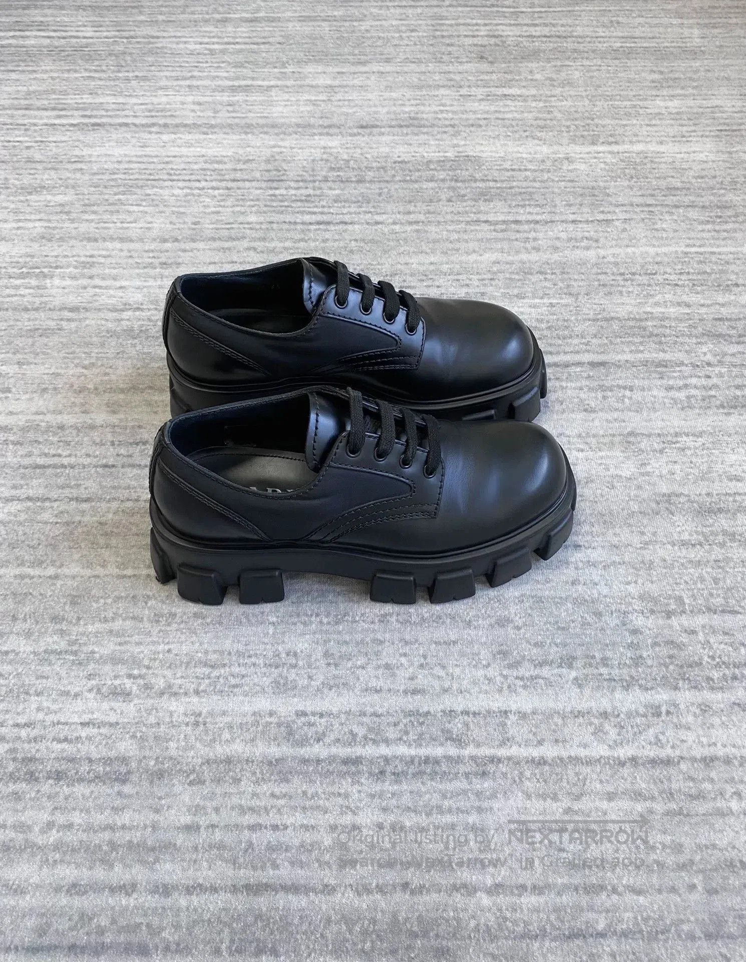 Prada prada monolith thick-soled derby shoes. Size US 8.5 / EU 41-42 - 2 Thumbnail