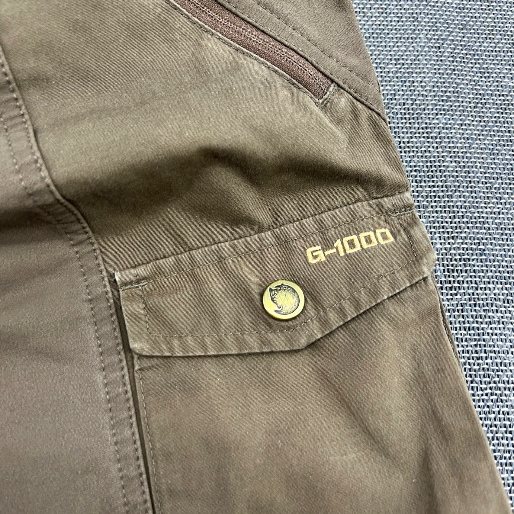 Vintage Fjällräven Abisko Zip Off Trousers Mens Pants EU 52 Outdoor G-1000 Brown Track Pants Mens Size US 36 / EU 52 - 6 Thumbnail