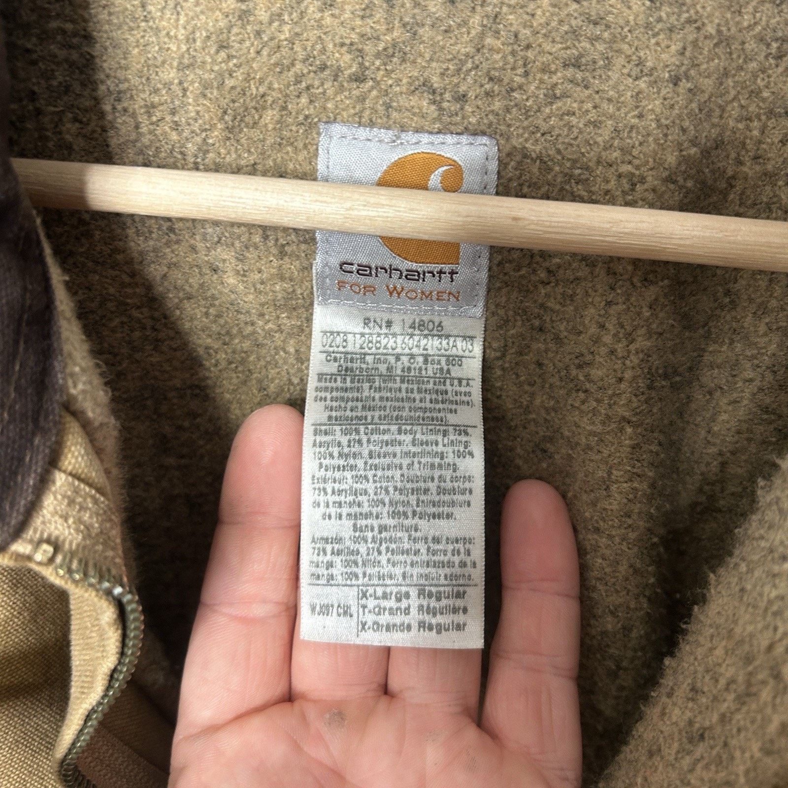 Carhartt Vintage Carhartt Sherpa Detroit Jacket “Camel” WJ097 CML Size XL / US 12-14 / IT 48-50 - 8 Thumbnail