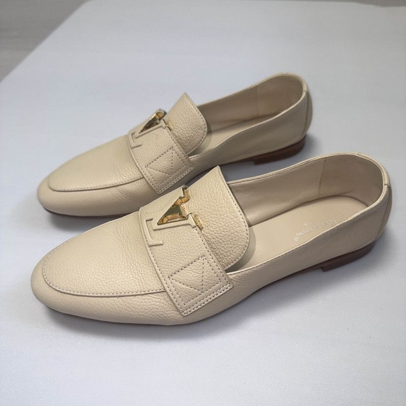 Louis Vuitton Louis Vuitton Capri Beige Fashion Loafers -2508 Size US 7 / IT 37 - 1 Thumbnail