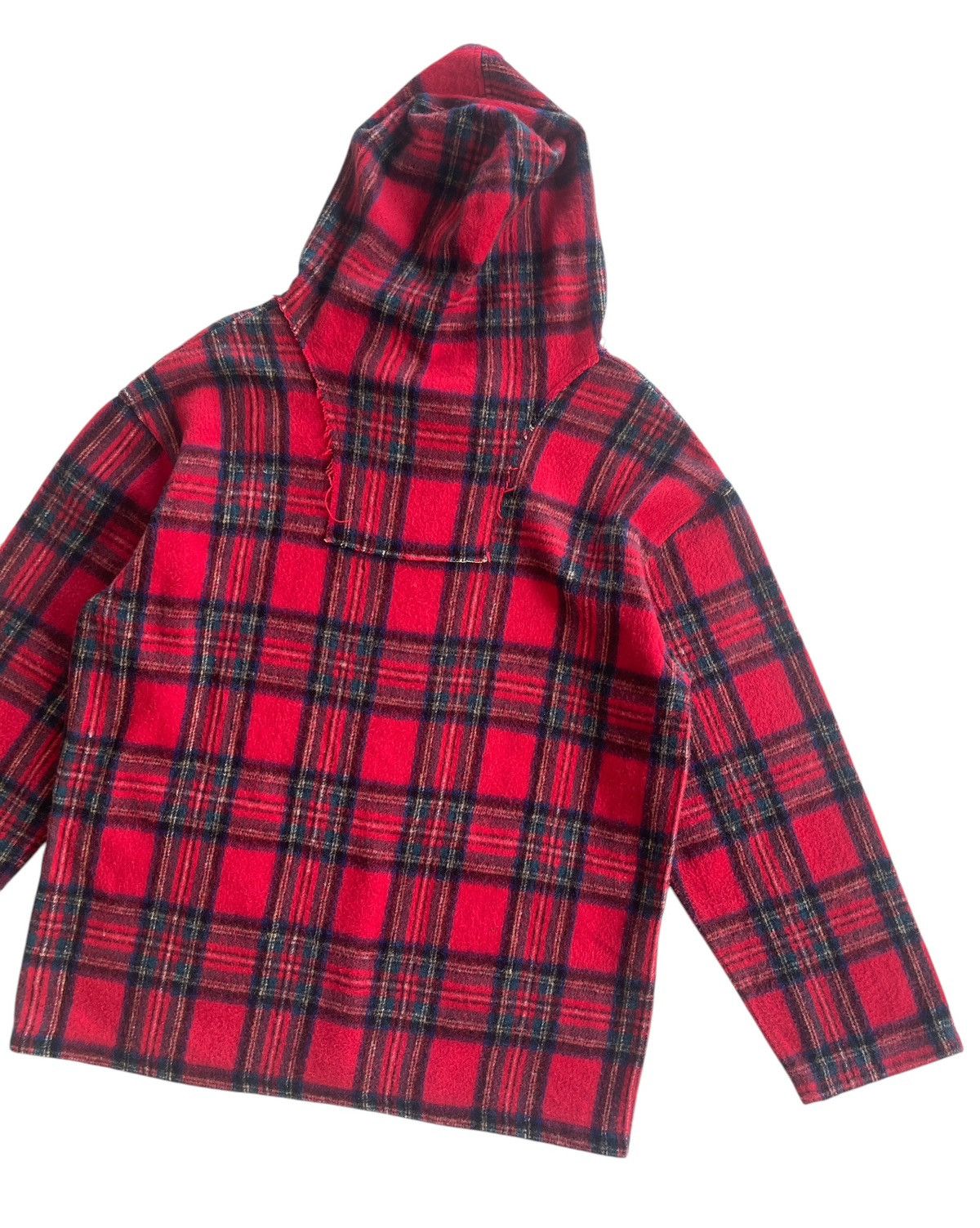 Vintage DEPT LOVE LGB Punk Rave Wool Plaid Hooded Size US L / EU 52-54 / 3 - 10 Thumbnail