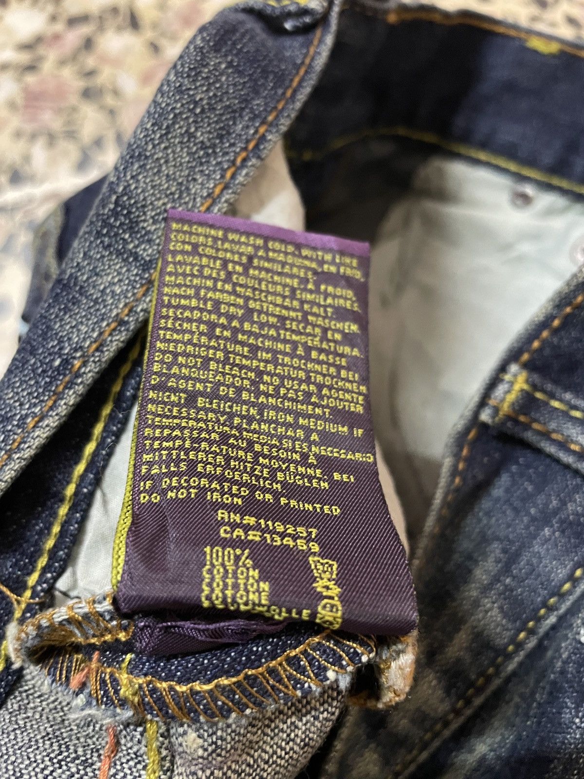 Christian Audigier × Ed Hardy Y2K Ed Hardy by Christian Audigier Designer Embroidery Denim Size US 32 / EU 48 - 14 Thumbnail