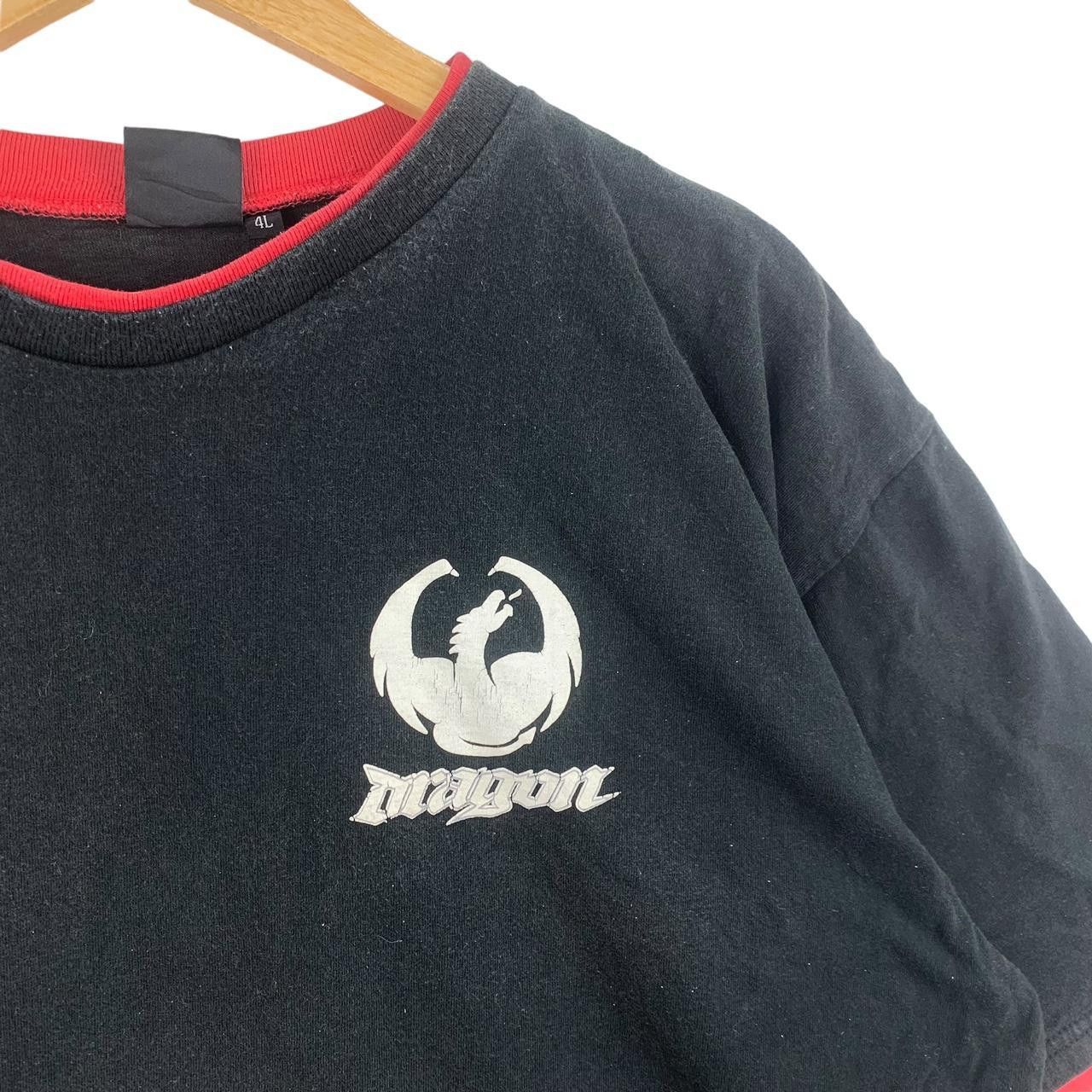 Vintage Vintage 90’ DRAGON HIP HOP RAP Ringer Tee Shirt Size US XXL / EU 58 / 5 - 5 Thumbnail