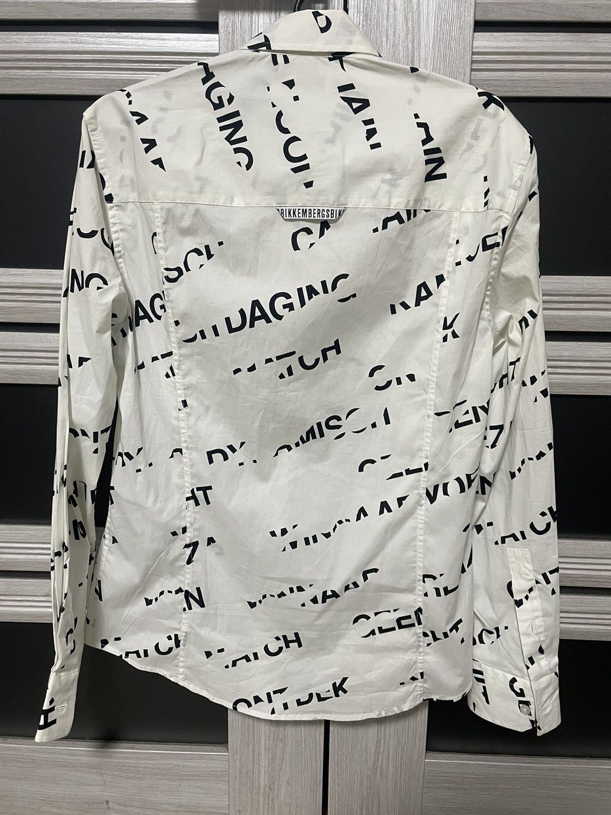Dirk Bikkembergs Dirk Bikkembergs Monogram Rare Shirt Classic Size US M / EU 48-50 / 2 - 2 Thumbnail