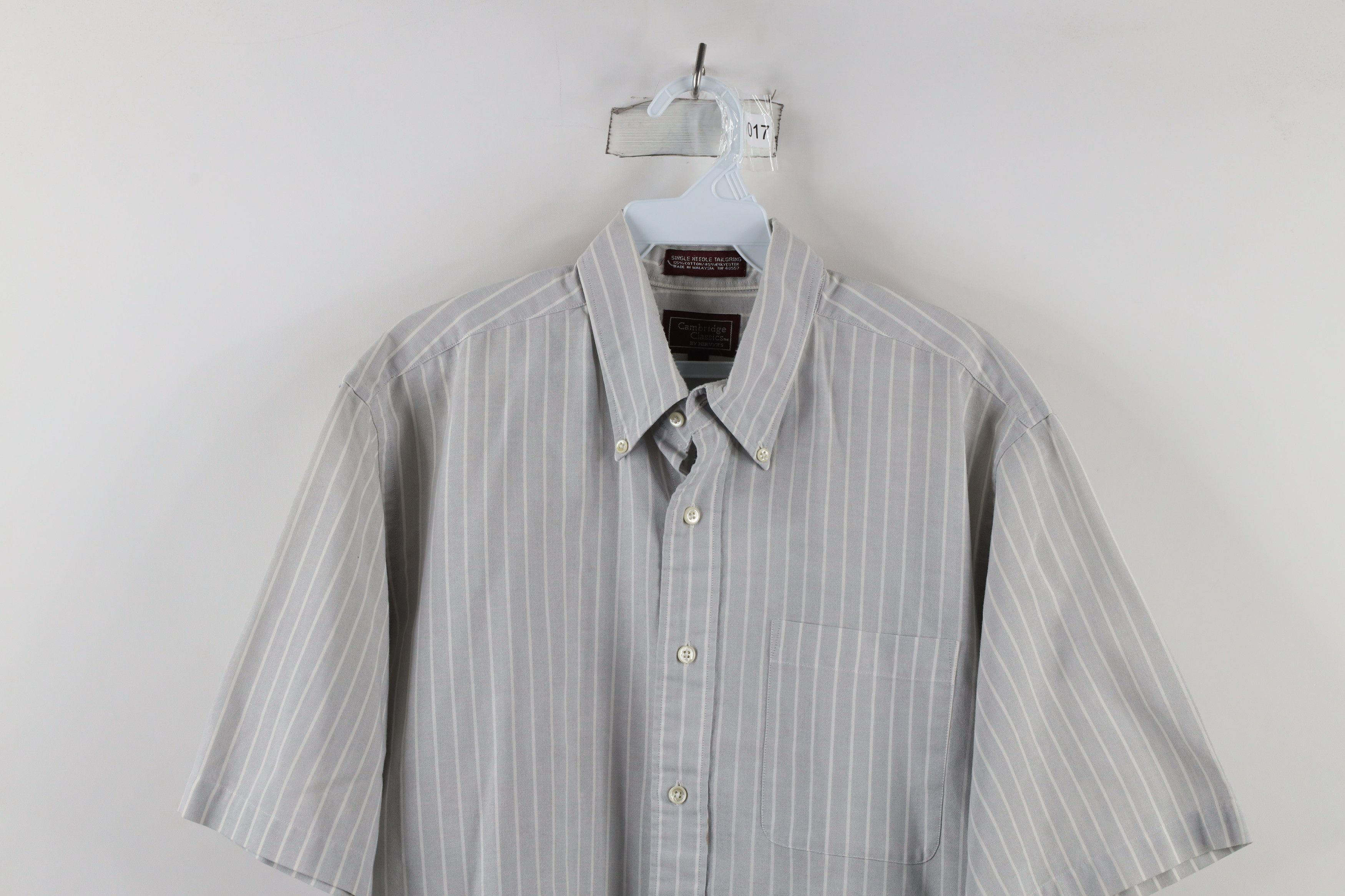Vintage Vintage 90s Streetwear Tailor Striped Button Down Shirt Size US M / EU 48-50 / 2 - 2 Thumbnail