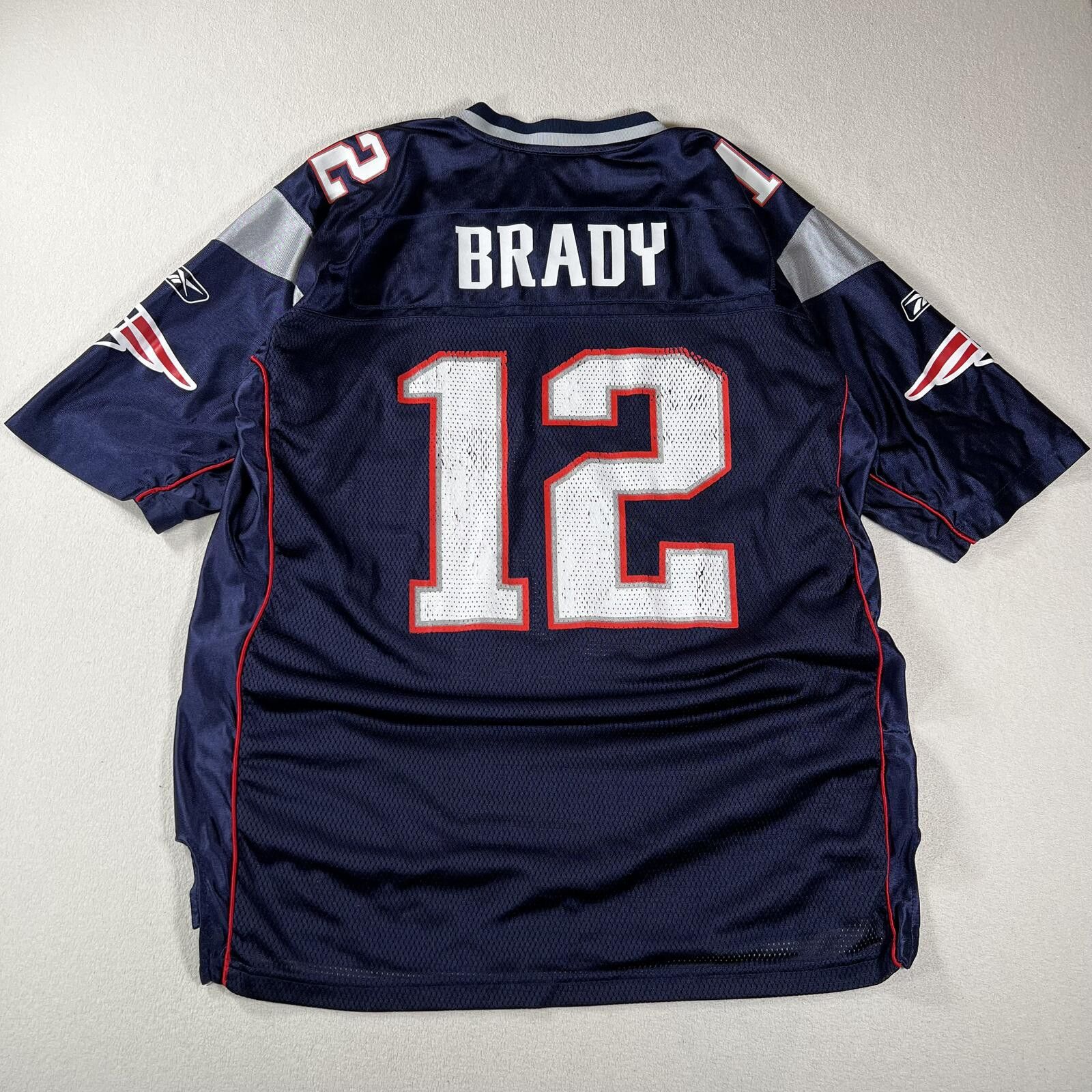Reebok Vintage New England Patriots Tom Brady Reebok NFL Jersey Size US XL / EU 56 / 4 - 4 Thumbnail