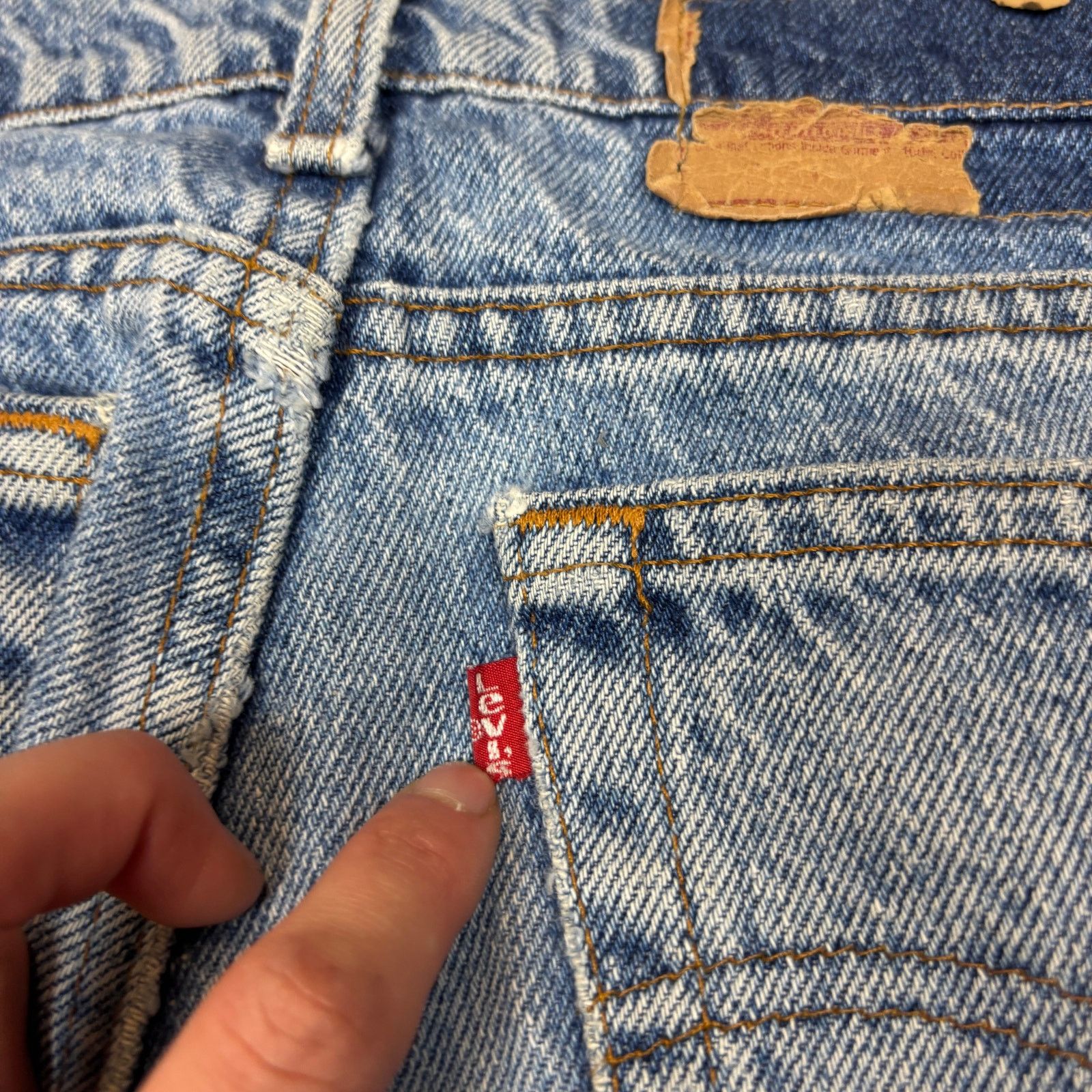 Levi's × Vintage Vintage 80s Levi's 550 Tapered Jeans Men's 31x32 Made in USA Size US 31 - 3 Thumbnail