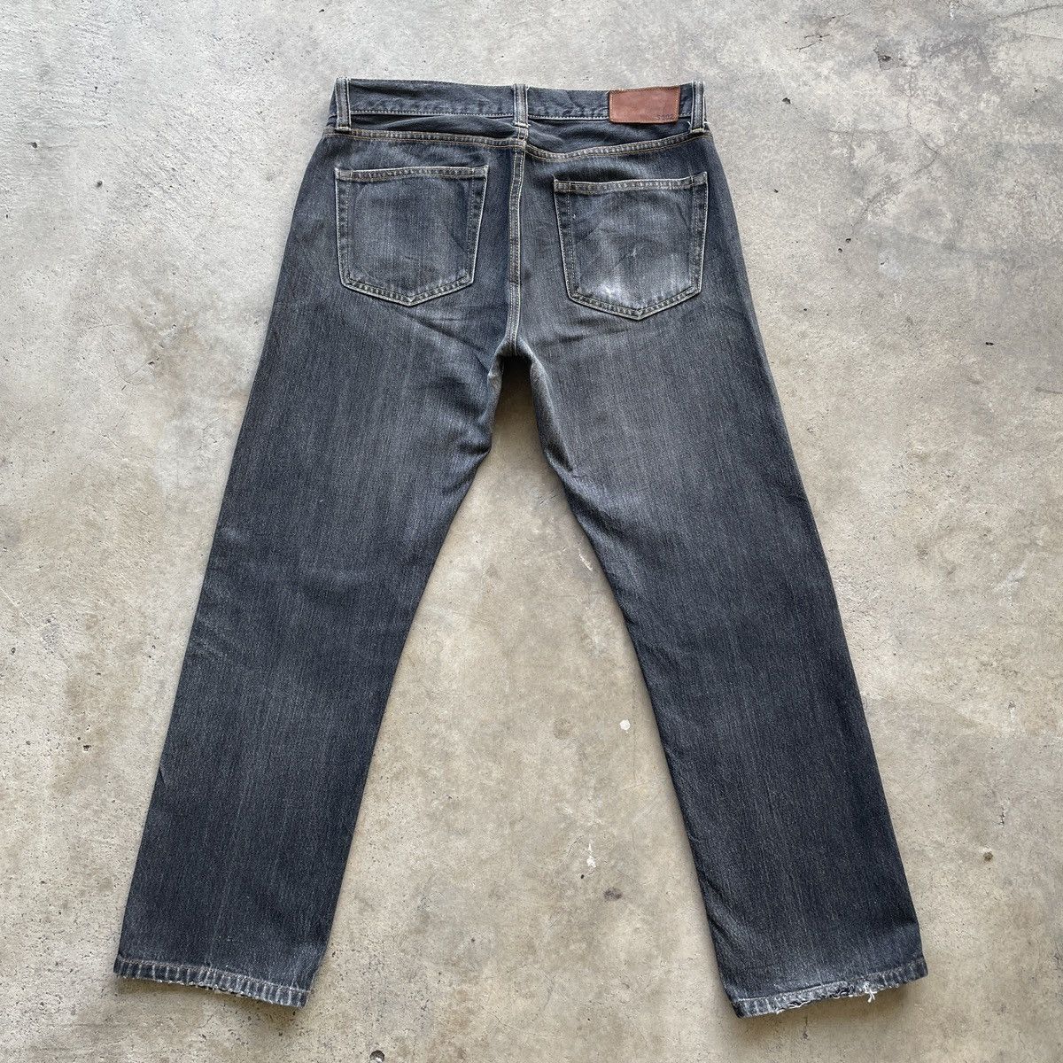 Japanese Brand Vintage Japanese UJ 002 Black Faded Denim Jeans Pants W34 Size US 34 / EU 50 - 13 Thumbnail