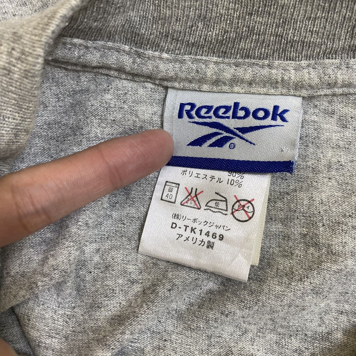 Reebok × Vintage Vintage 90s REEBOK SPORT Brand Print Grey Short Sleeve Shirt Size US M / EU 48-50 / 2 - 5 Thumbnail