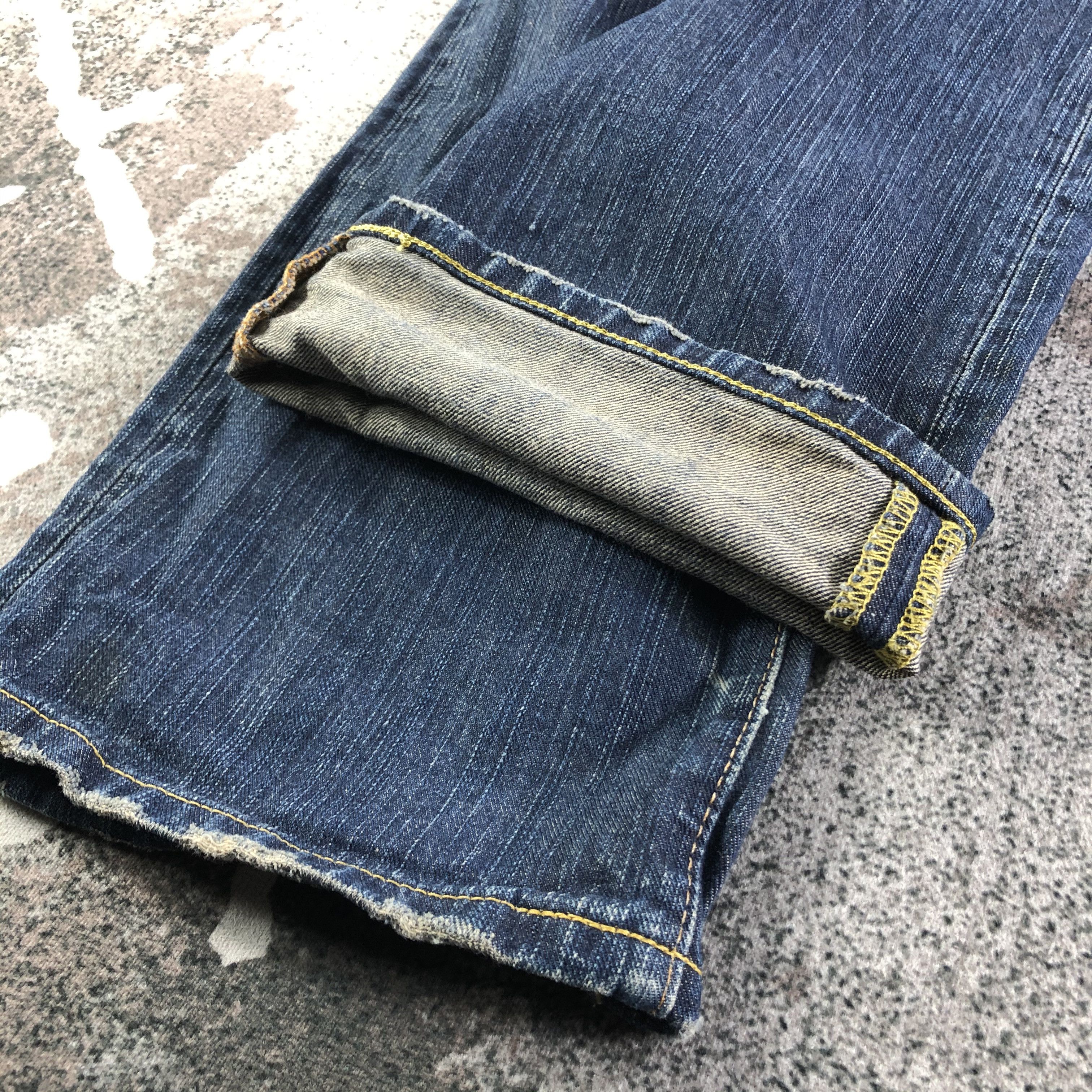 Edwin Vintage Edwin 503 Jeans Distressed Denim KJ2946 Size US 32 / EU 48 - 7 Thumbnail