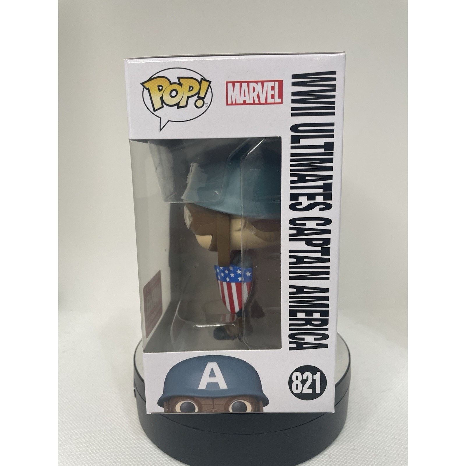 Marvel Comics Funko Pop! WWII Ultimate Captain America #821 Collector Corp Size ONE SIZE - 3 Thumbnail