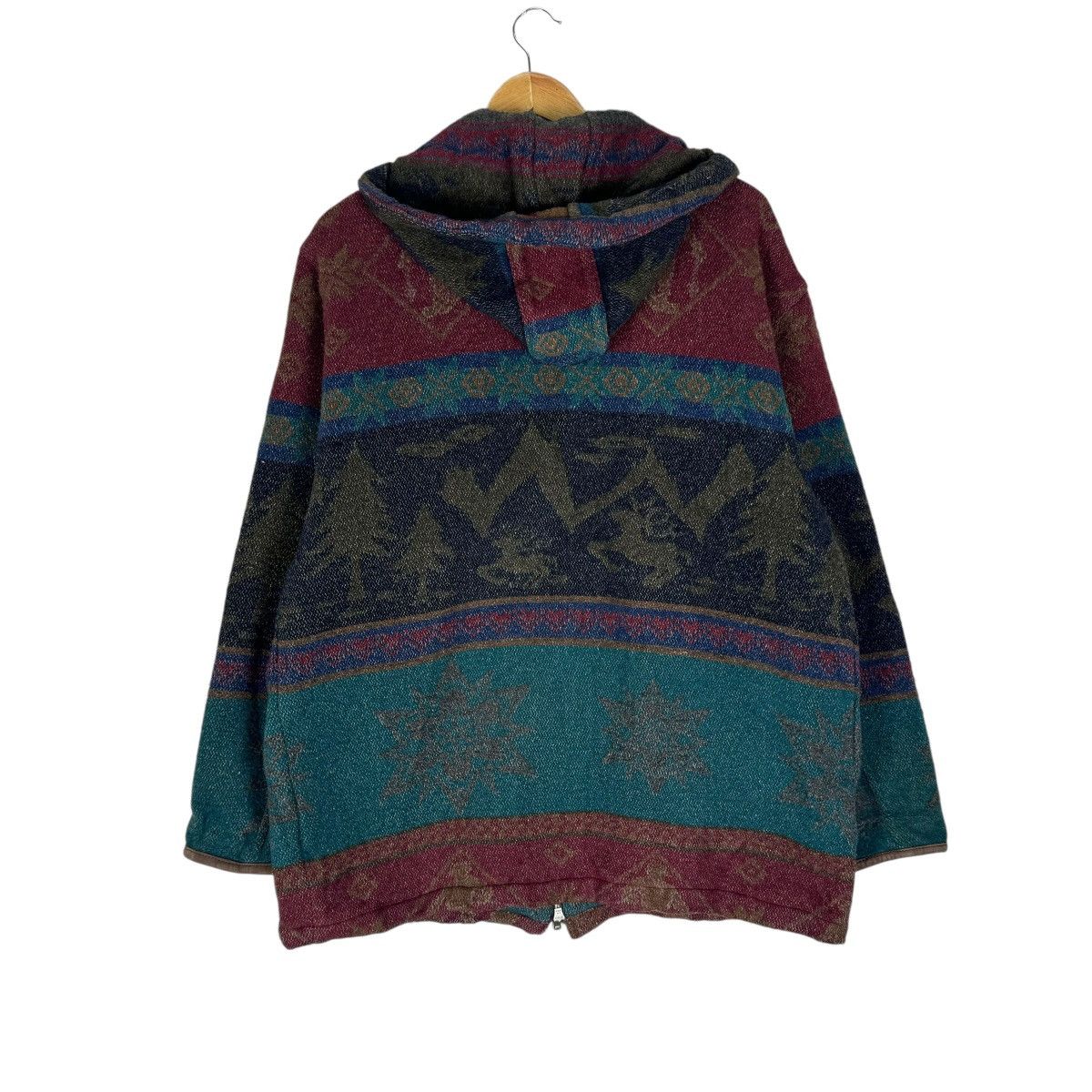 L.L. Bean ⚡️LL BEAN AZTEC NATIVE HOODIE ZIPPER JACKET Size US M / EU 48-50 / 2 - 6 Thumbnail
