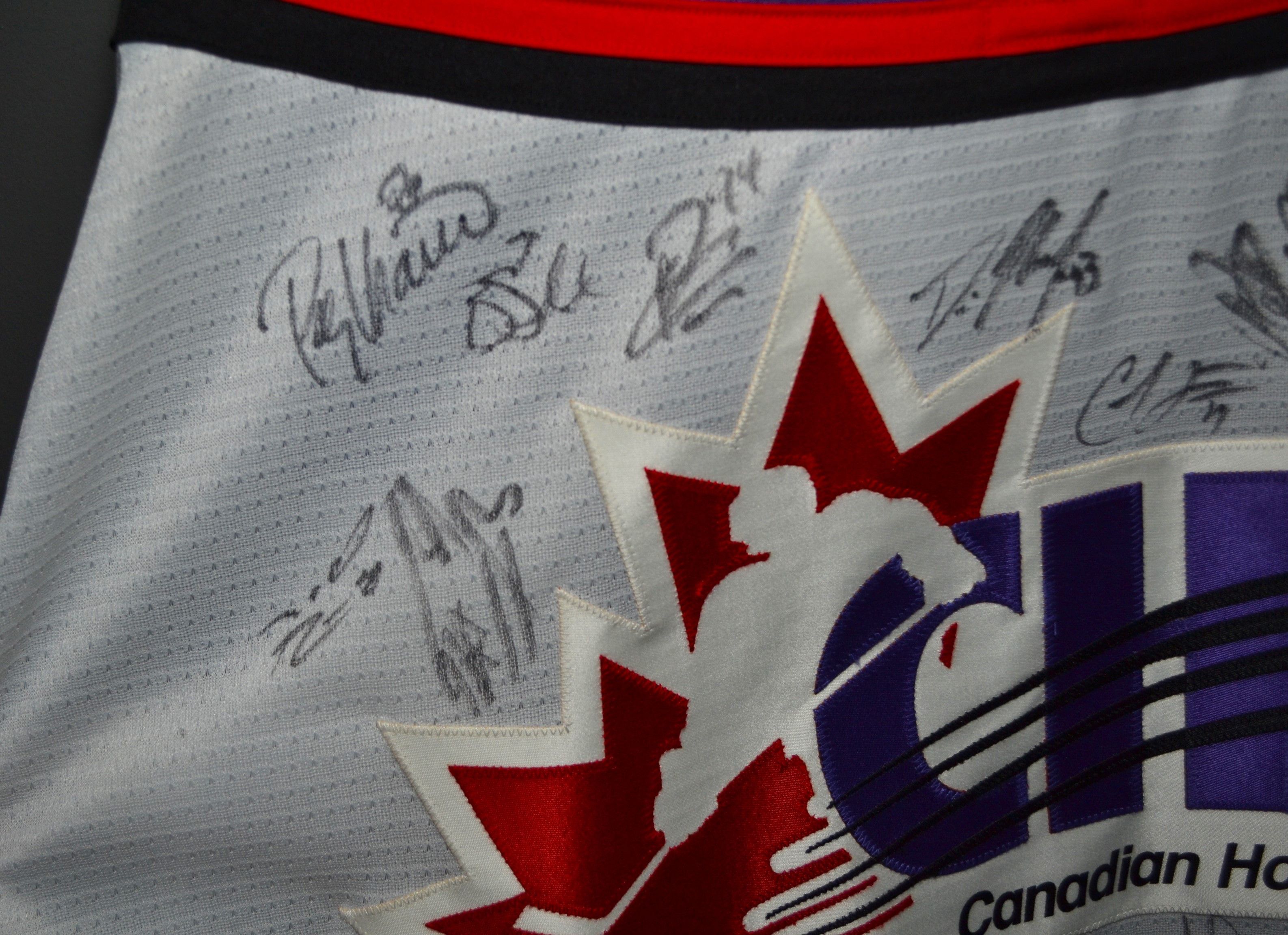Nike × Vintage Nike CHL Top Prospects All-star Game Signed Hockey Jersey 54 Size US XL / EU 56 / 4 - 8 Thumbnail