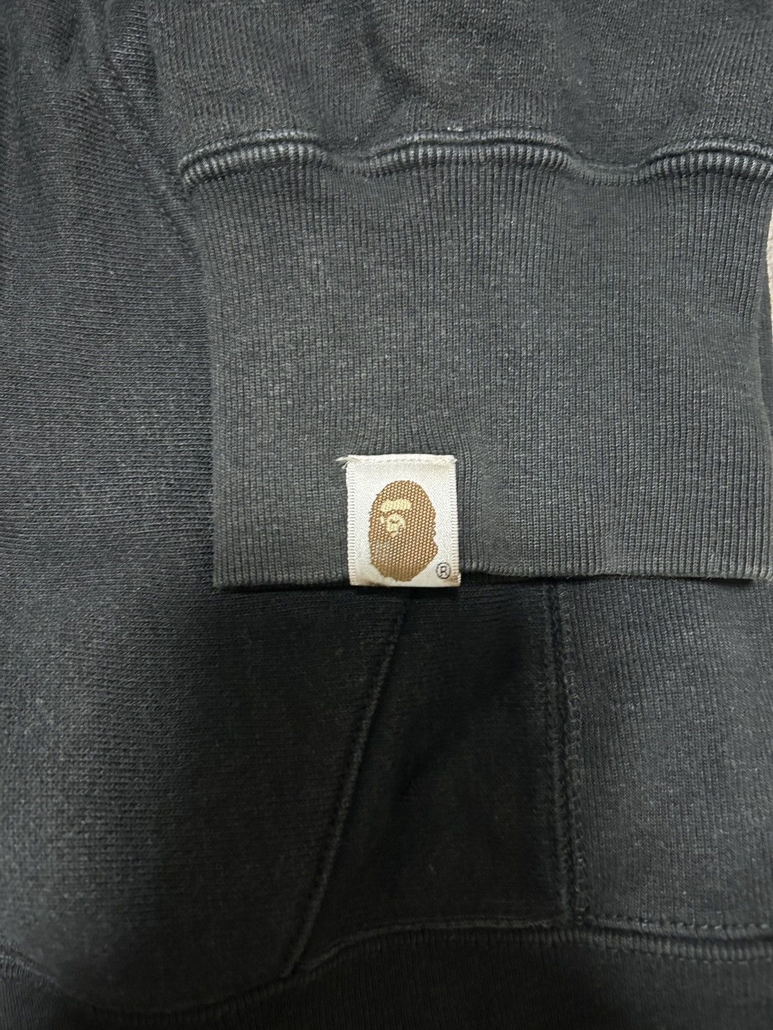 Bape Bape Black Spell out Logo Full Zip Hoodie Size US M / EU 48-50 / 2 - 9 Thumbnail