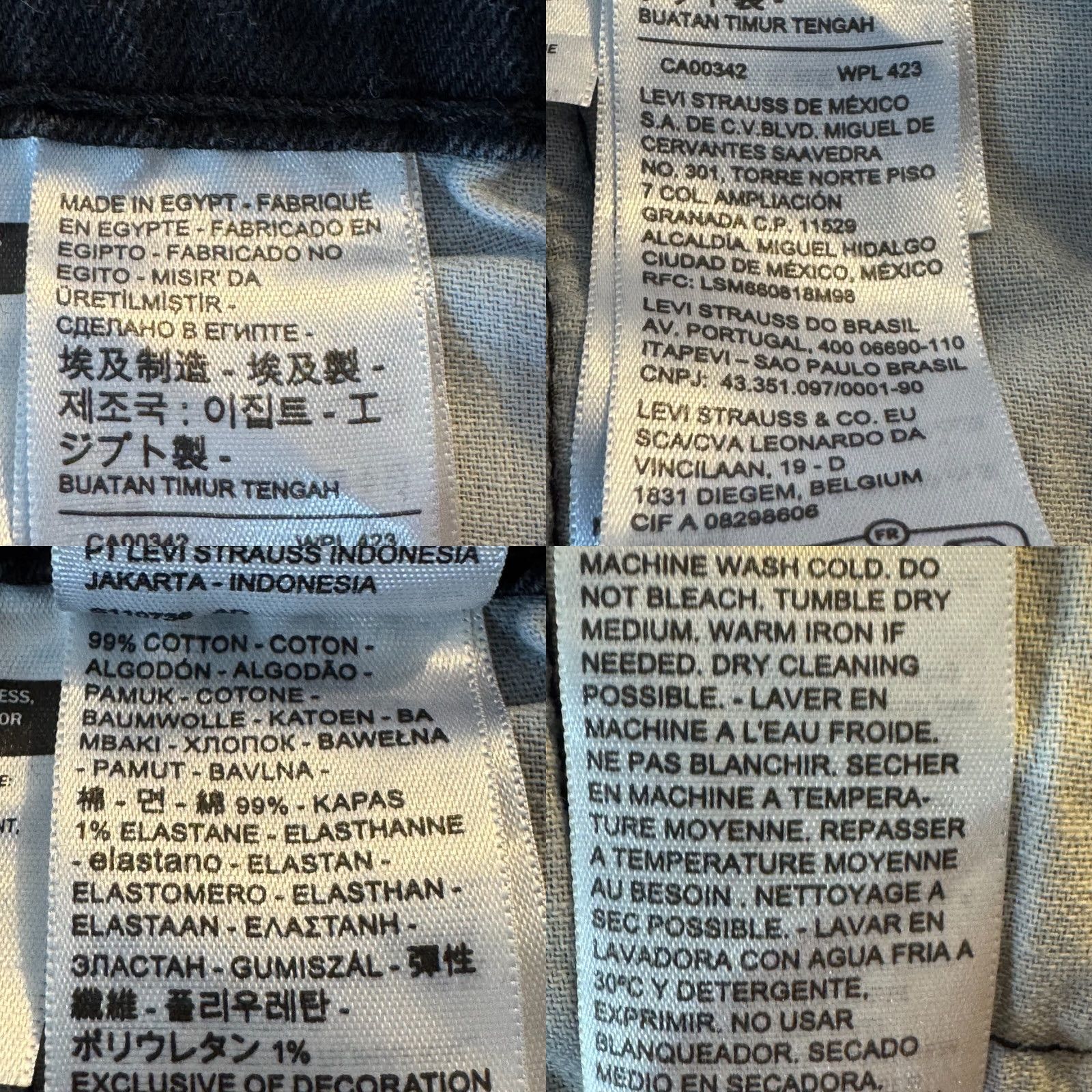 Levi's VINTAGE? Levi’s 541 Men’s Jeans 42x30 Black Denim Stretch Mid-Rise Straight Leg Mens Jeans Black Denimi Stretch Denim Jeans 541 Modern Outdoor Theme Size US 42 / EU 58 - 9 Thumbnail