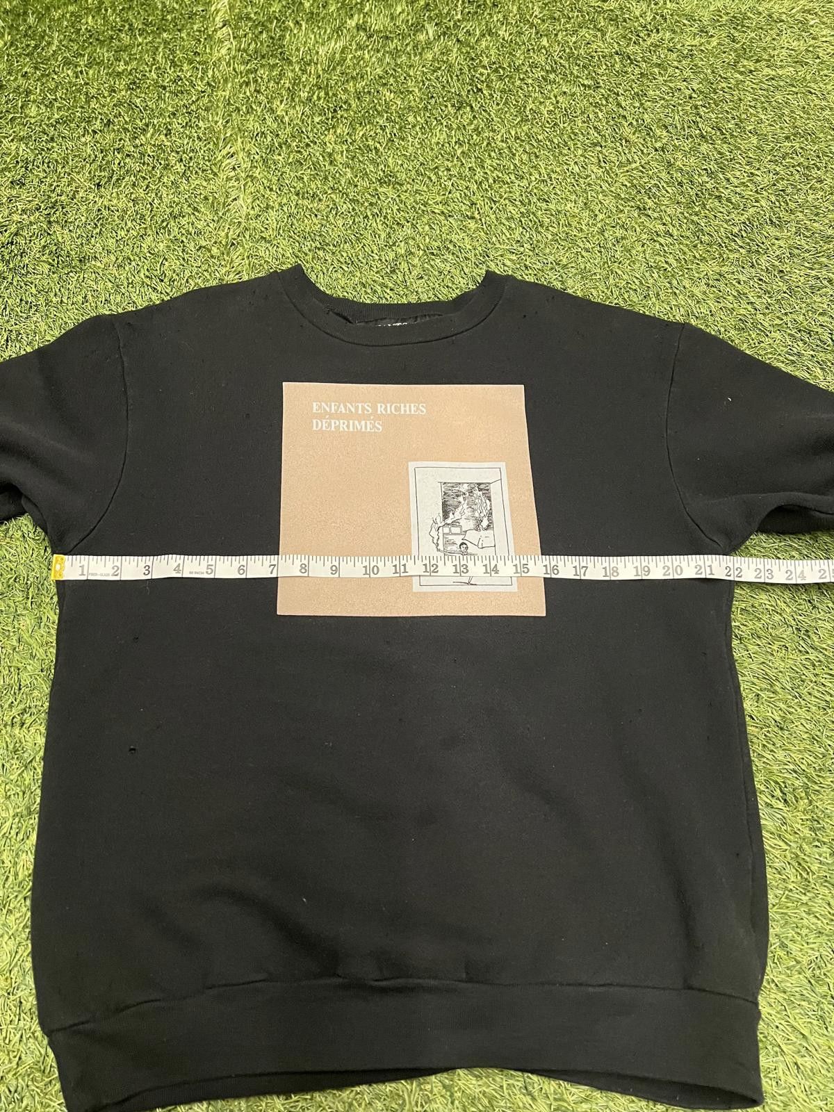 Enfants Riches Deprimes Enfants Riches Deprimes S/S '14 Distressed Flame Crewneck Size US L / EU 52-54 / 3 - 5 Thumbnail