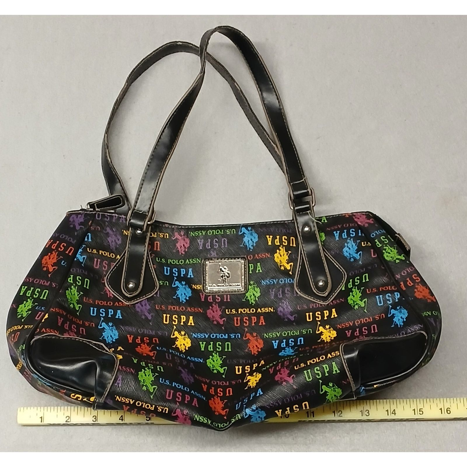 U.S. Polo Assn. U.S. Polo Assn. Nylon Multicolor Logo Shoulder Tote Bag Size ONE SIZE - 2 Thumbnail