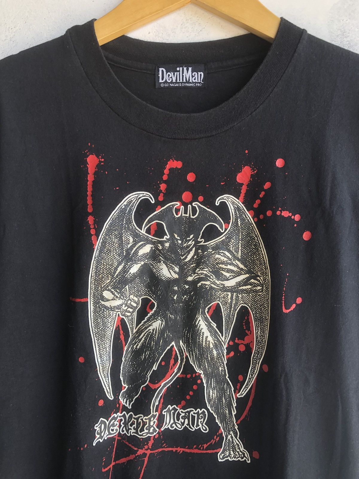 Anime × Japanese Brand × Vintage Vintage Devil Man Big Logo Tshirt Tee Size US M / EU 48-50 / 2 - 5 Thumbnail
